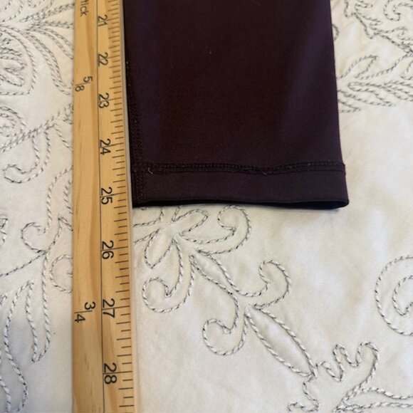 Yogalicious Lux Purple Hi-Rise Elastic Free Waistband Yoga Pants Leggings Sz M - Picture 11 of 11